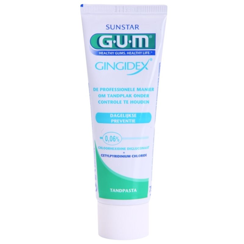 G.U.M Gingidex 0,06 percent pasta proti zubnému povlaku a pre zdravé ďasná 75 ml
