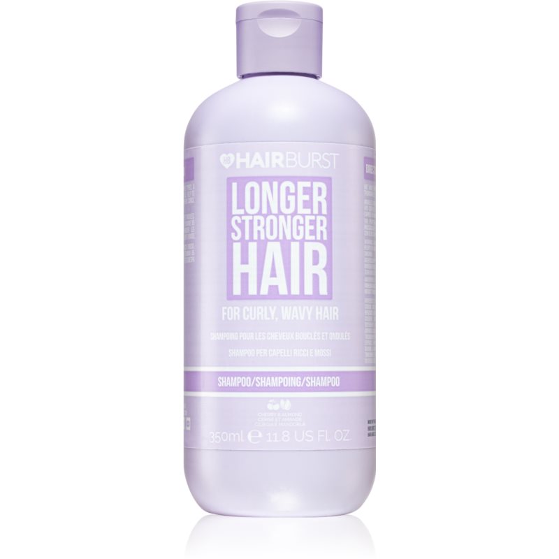 Hairburst Longer Stronger Hair Curly, Wavy Hair hydratačný šampón pre vlnité a kučeravé vlasy 350 ml