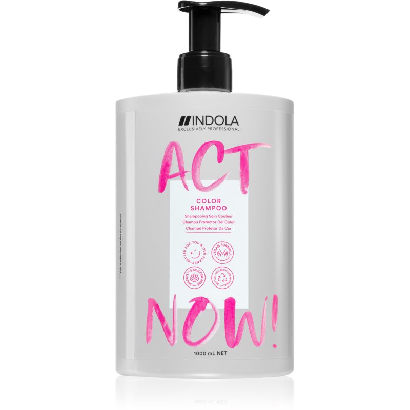 Indola Act Now! Color rozjasňujúci šampón na ochranu farby 1000 ml