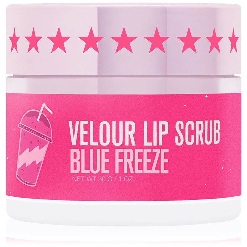 Jeffree Star Cosmetics Velour Lip Scrub cukrový peeling na pery Blue Freeze 30 g