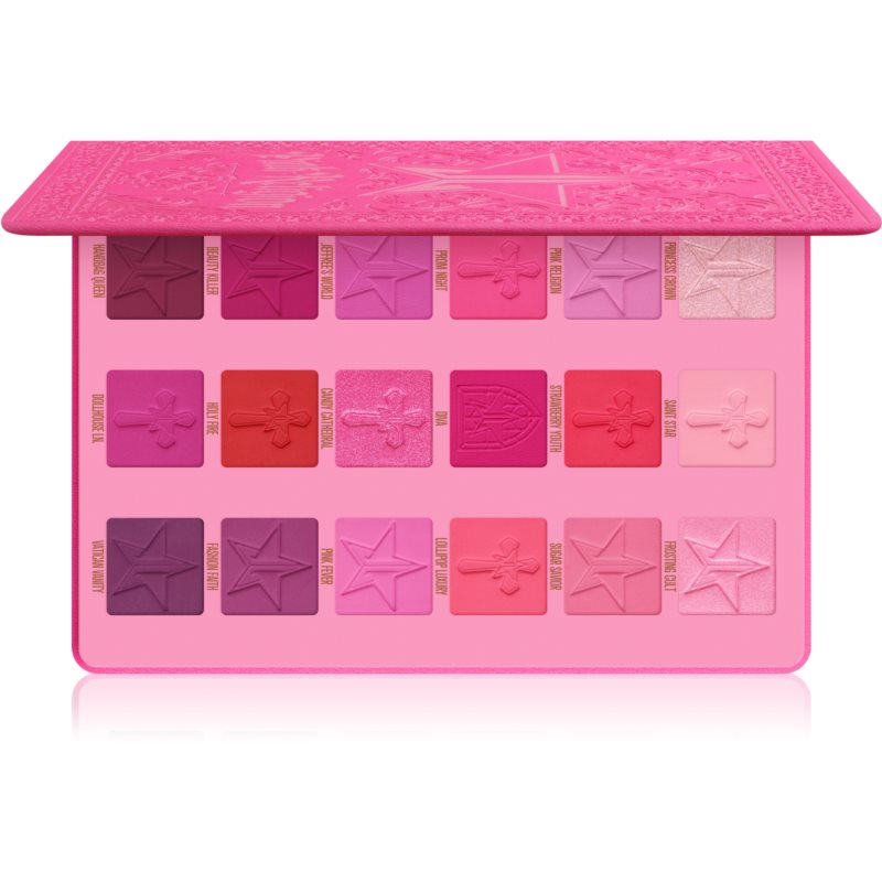 Jeffree Star Cosmetics Pink Religion paletka očných tieňov 27 g