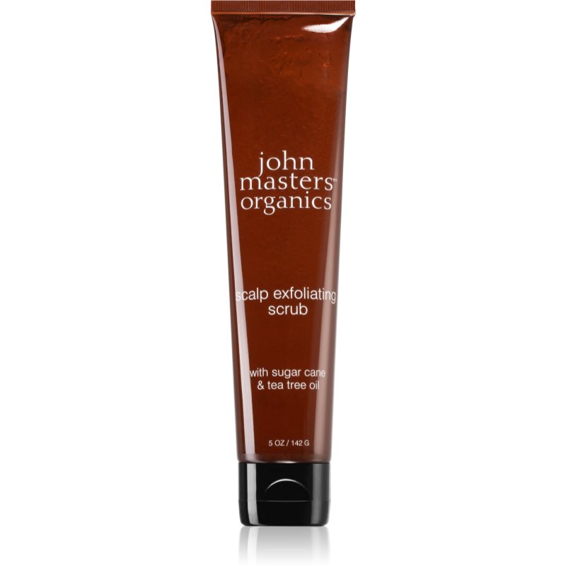John Masters Organics Scalp Exfoliating Scrub with Sugar Cane  Tae Tree Oil čistiaci peeling pre pokožku hlavy 142 g