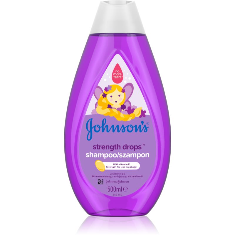 Johnsons® Strenght Drops posilňujúci šampón pre deti 500 ml