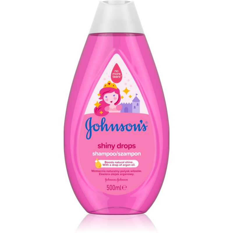 Johnsons® Shiny Drops jemný šampón pre deti 500 ml