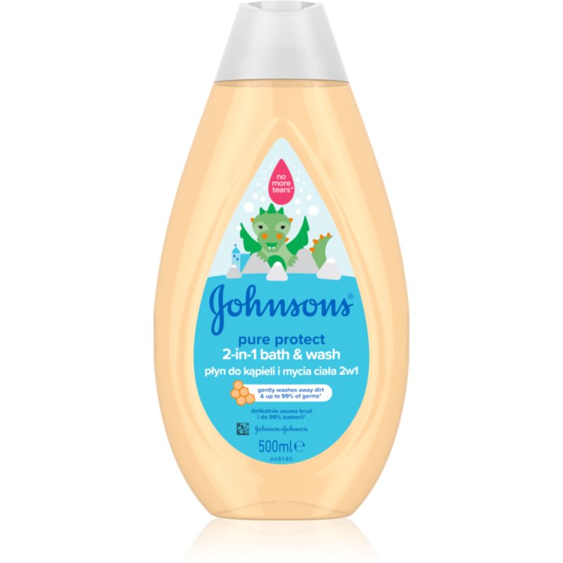 Johnsons® Wash and Bath sprchový a kúpeľový gél pre deti 2v1 500 ml