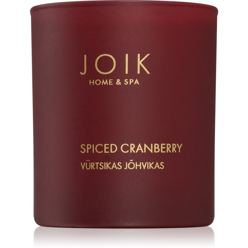 JOIK Organic Home  Spa Spiced Cranberry vonná sviečka 150 g
