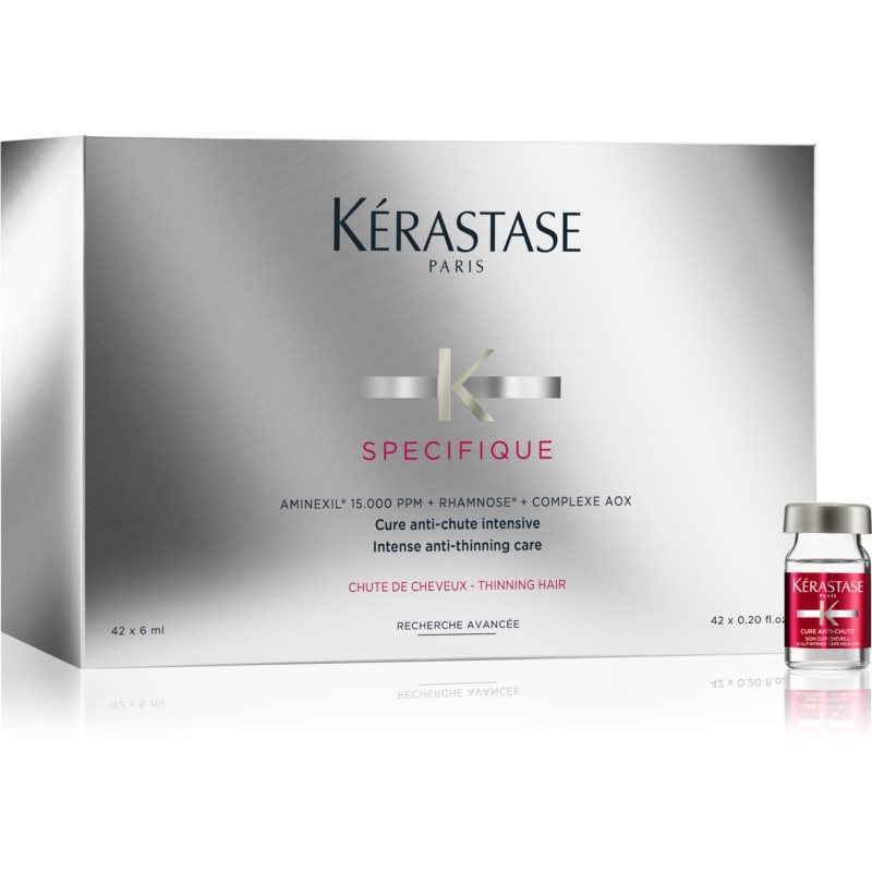 Kérastase Specifique Aminexil Cure Anti-Chute Intensive intenzívna kúra proti vypadávániu vlasov 42x6 ml