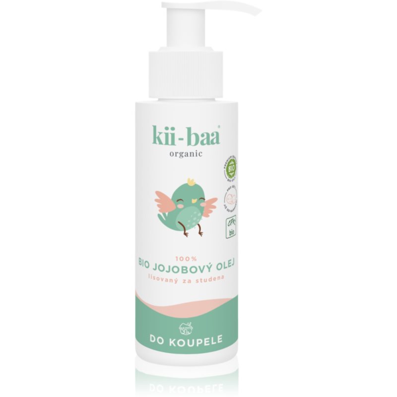 kii-baa® organic 100 percent Bio Oil Jojoba olej do kúpeľa pre deti od narodenia 100 ml