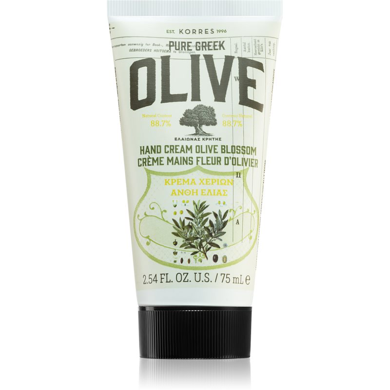 Korres Pure Greek Olive  Olive Blossom ošetrujúci krém na ruky 75 ml
