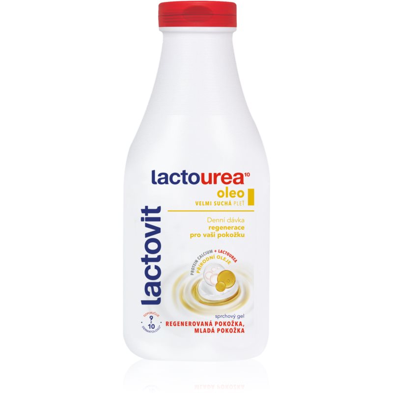Lactovit LactoUrea Oleo regeneračný sprchový gél pre veľmi suchú pokožku 500 ml
