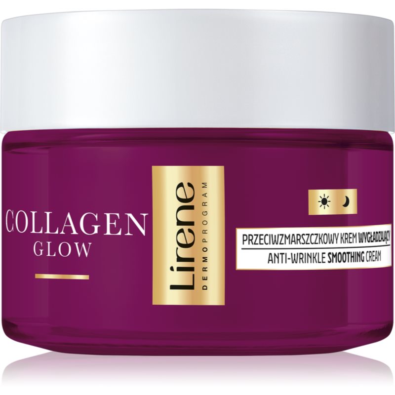 Lirene Collagen Glow 50 vyhladzujúci krém pre spevnenie kontúr tváre 50 ml