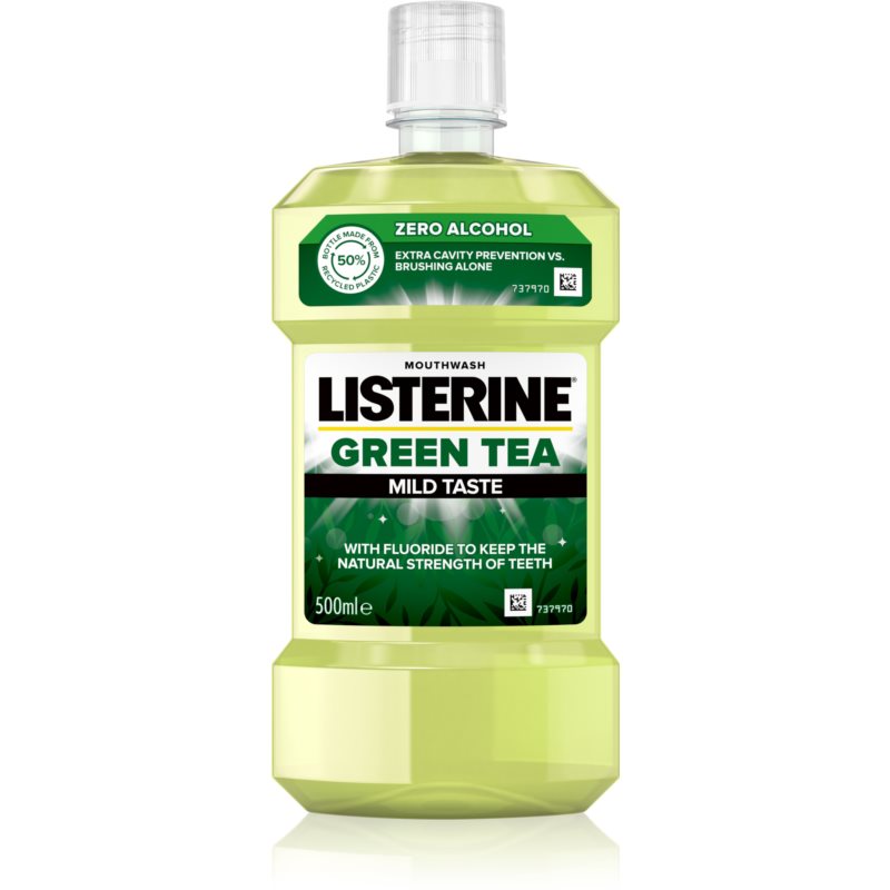 Listerine Green Tea ústna voda na posilnenie zubnej skloviny 500 ml