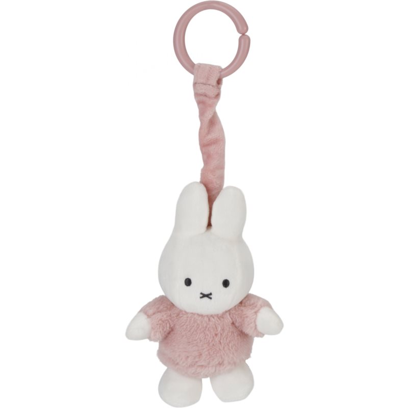 Little Dutch Hanging Toy Miffy Fluffy Pink kontrastná závesná hračka 1 ks
