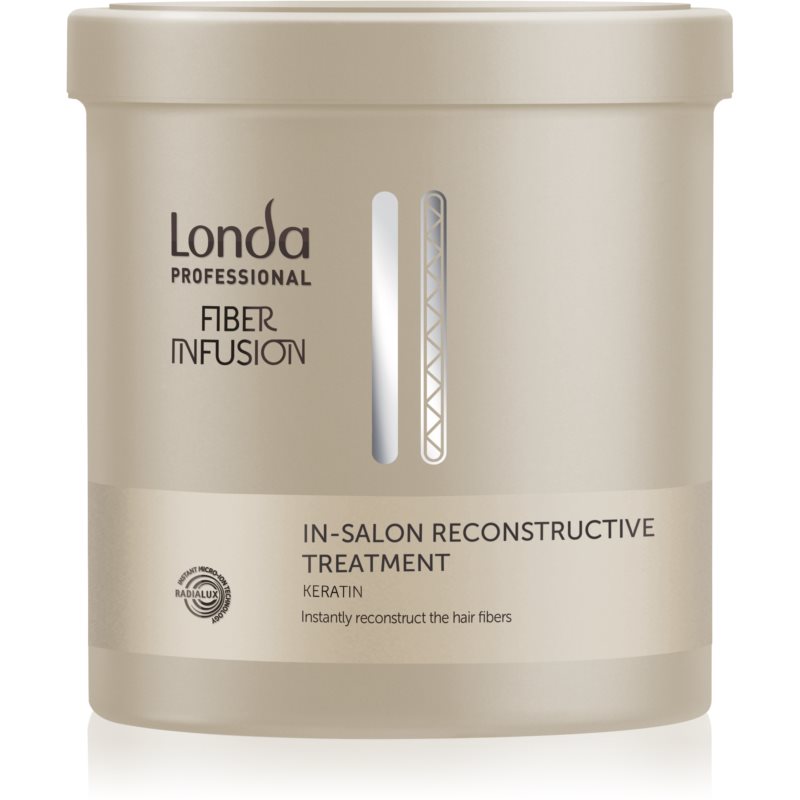 Londa Professional Fiber Infusion In-Salon Reconstructive Treatment obnovujúca maska pre poškodené vlasy s keratínom 750 ml