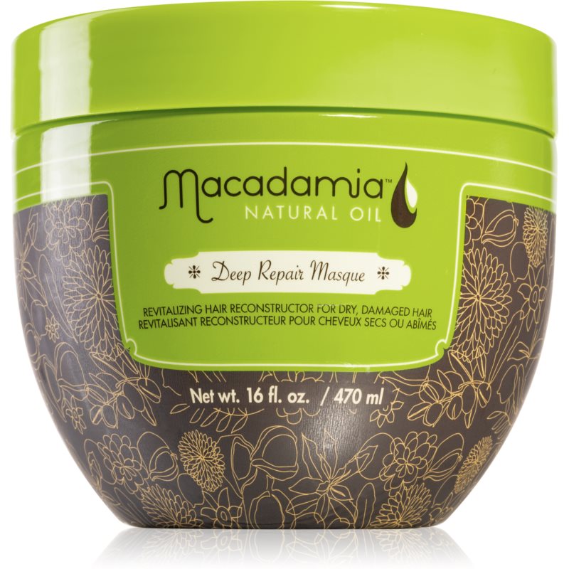 Macadamia Natural Oil Deep Repair hlboko regeneračná maska pre suché a poškodené vlasy 470 ml