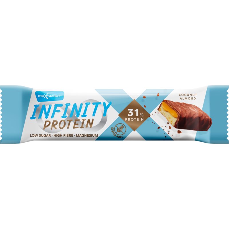 Max Sport Infinity Protein proteínová tyčinka príchuť Coconut  Almonds 55 g
