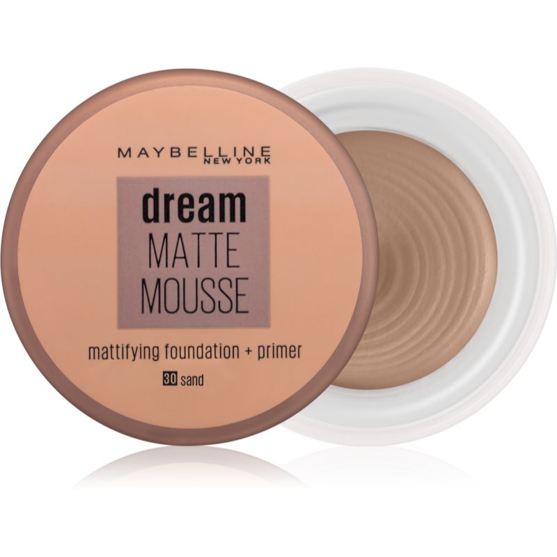 Maybelline Dream Matte Mousse zmatňujúci make-up odtieň 30 Sand 18 ml