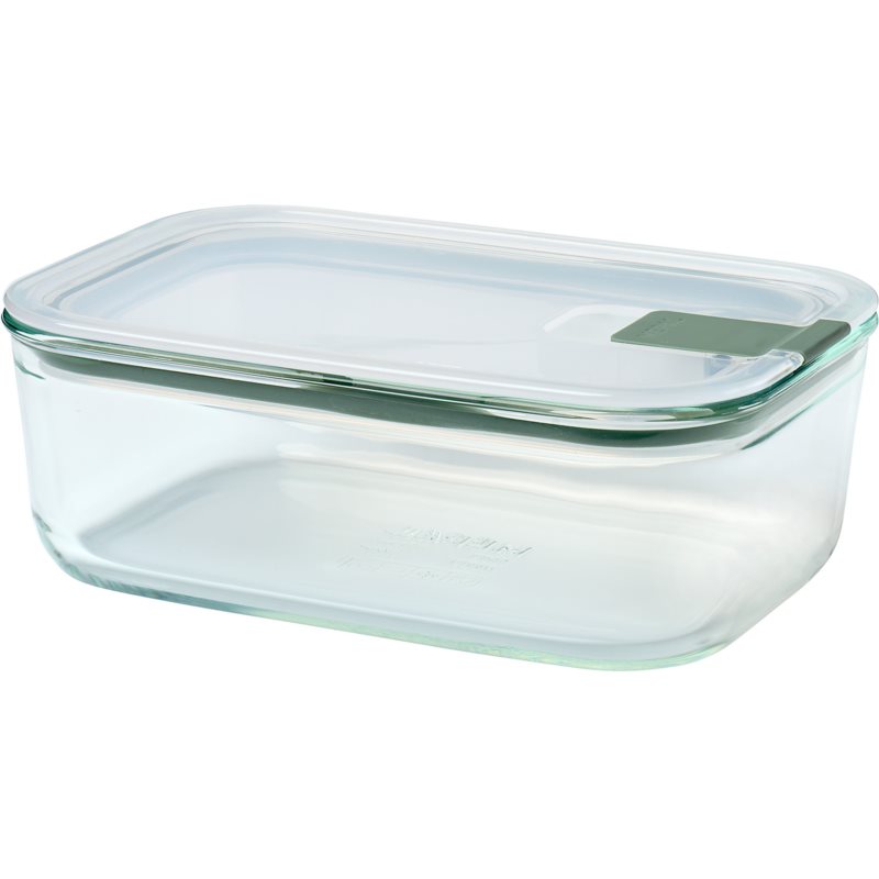 Mepal EasyClip sklenený úložný box na potraviny farba Nordic Sage 1000 ml