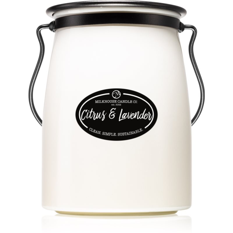 Milkhouse Candle Co. Creamery Citrus  Lavender vonná sviečka Butter Jar 624 g