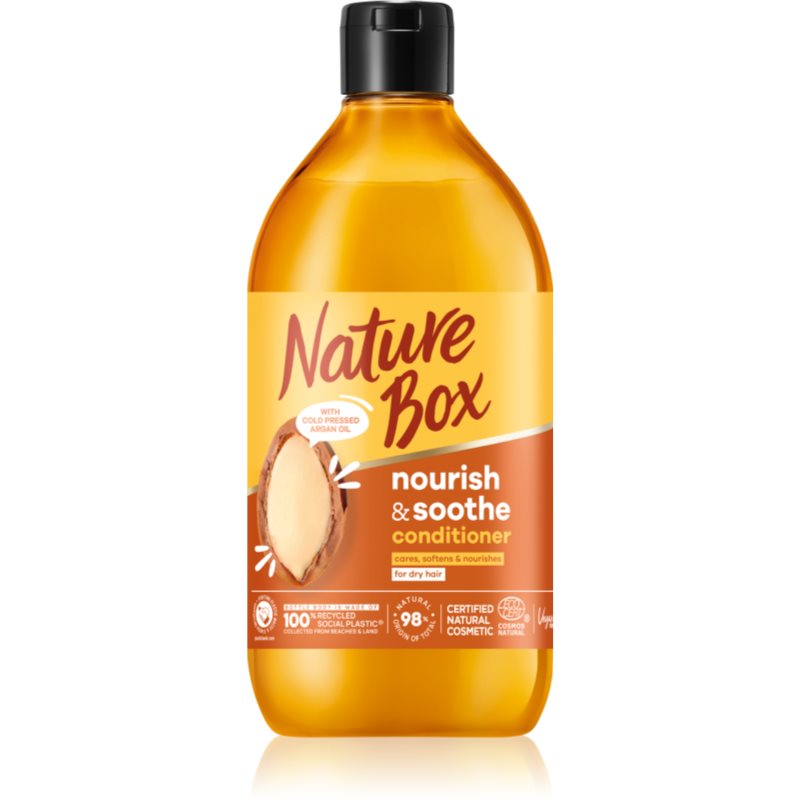 Nature Box Argan hĺbkovo vyživujúci kondicionér s arganovým olejom 385 ml