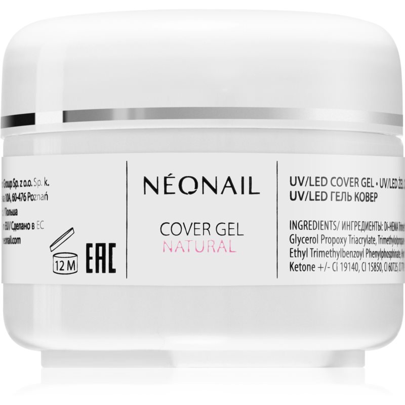 NeoNail Cover Gel Natural gél pre modeláž nechtov 15 ml