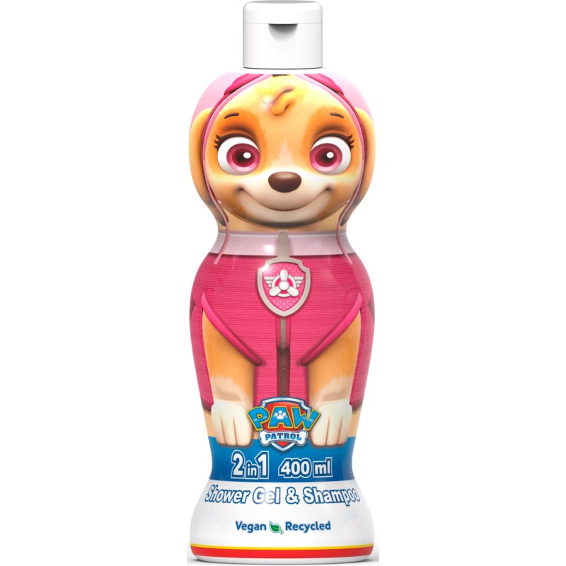 Nickelodeon Paw Patrol Shower Gel  Shampoo sprchový gél a šampón 2 v 1 pre deti Skye 400 ml