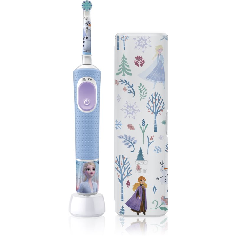 Oral B PRO Kids 3 Frozen elektrická zubná kefka s puzdrom pre deti Frozen 1 ks