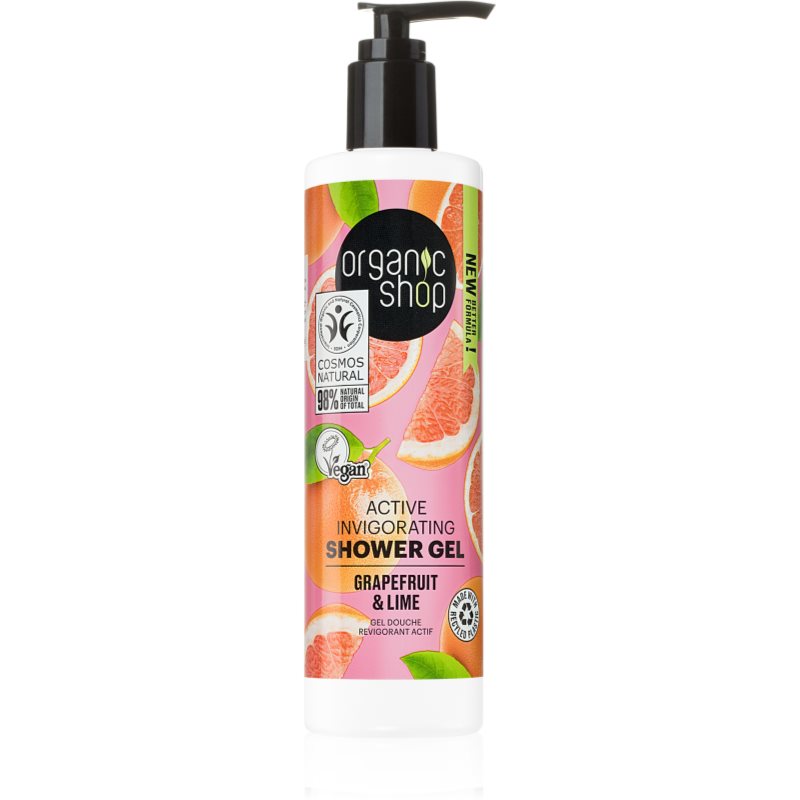Organic Shop Grapefruit  Lime aktívny sprchový gel 280 ml