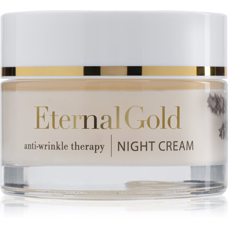 Organique Eternal Gold Anti-Wrinkle Therapy nočný protivráskový krém pre suchú až citlivú pleť 50 ml