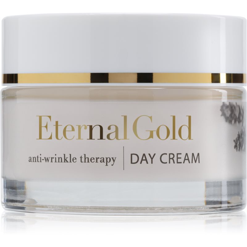 Organique Eternal Gold Anti-Wrinkle Therapy protivráskový denný krém pre suchú až citlivú pleť 50 ml