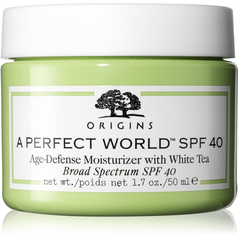 Origins A Perfect World™ SPF 40 Age-Defense Moisturizer With White Tea denný hydratačný krém SPF 40 50 ml