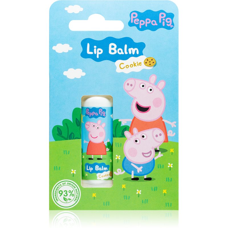 Peppa Pig Lip Balm balzam na pery pre deti Cookie 4,4 g