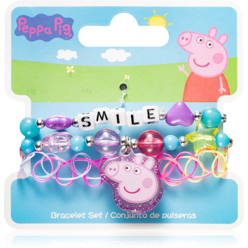 Peppa Pig Bracelet Set náramok pre deti 3 ks