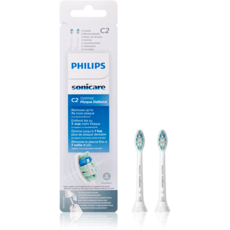 Philips Sonicare Optimal Plaque Defense Standard HX902210 náhradné hlavice na zubnú kefku 2 ks