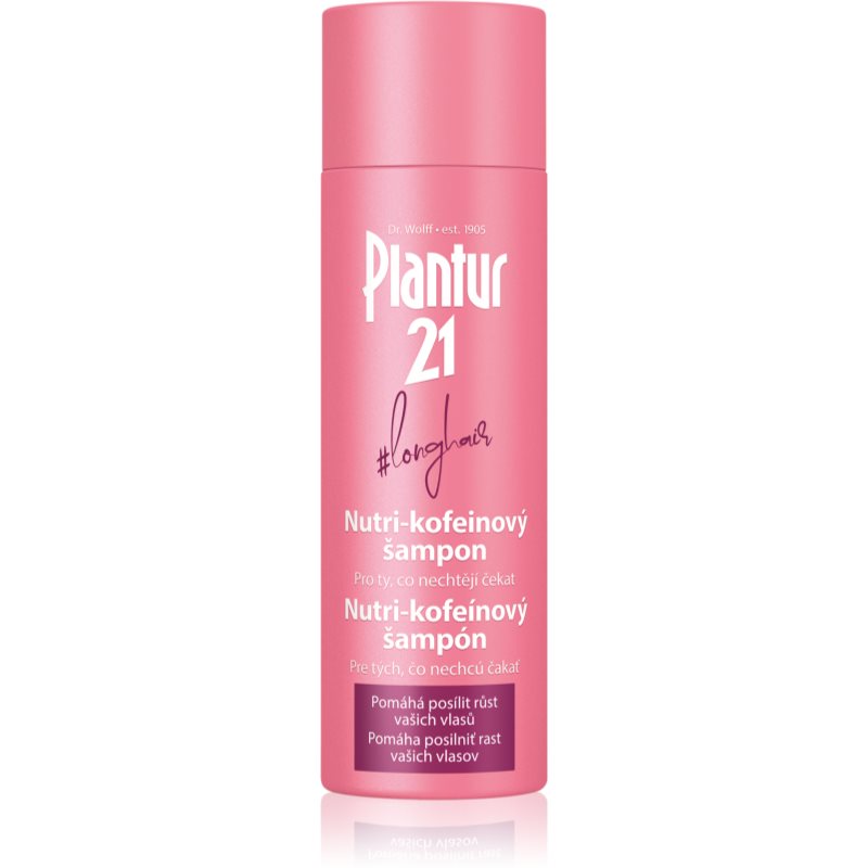 Plantur 21  longhair nutri-kofeínový šampón pre rast vlasov a posilnenie od korienkov 200 ml