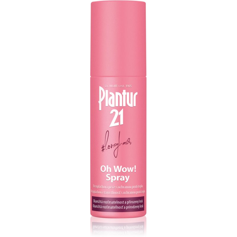 Plantur 21 longhair Oh Wow! Spray bezoplachová starostlivosť pre jednoduché rozčesávanie vlasov 100 ml