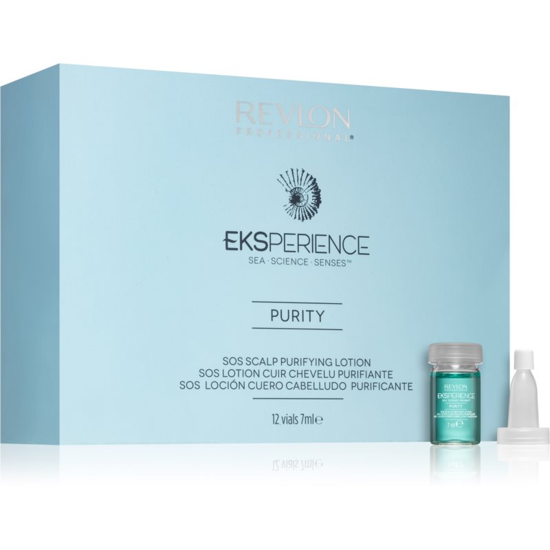 Revlon Professional Eksperience Purity regeneračná kúra pre pokožku hlavy 7x12 ml
