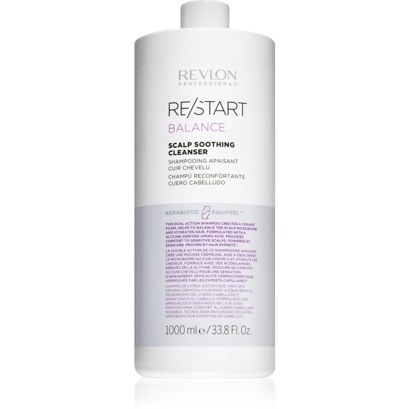 Revlon Professional ReStart Balance upokojujúci šampón pre citlivú pokožku hlavy 1000 ml