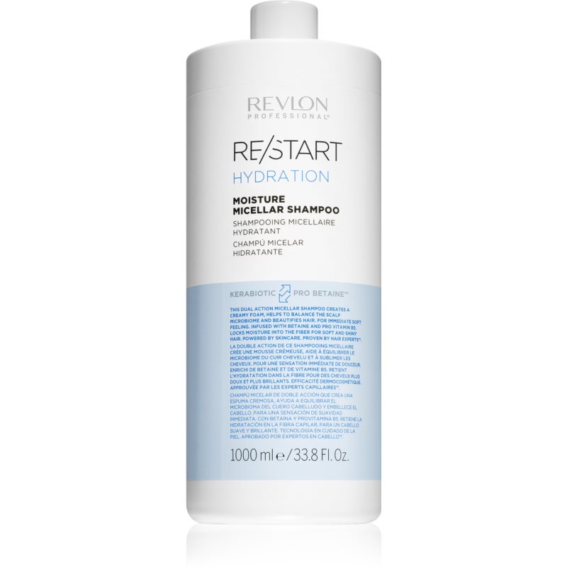 Revlon Professional ReStart Hydration hydratačný šampón pre suché a normálne vlasy 1000 ml
