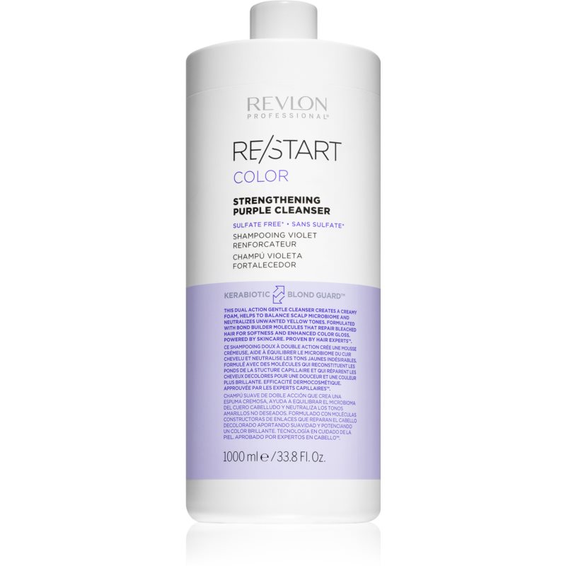 Revlon Professional ReStart Color fialový šampón pre blond a melírované vlasy 1000 ml