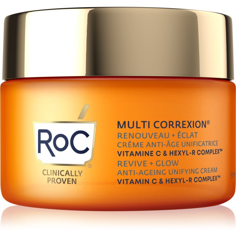 RoC Multi Correxion Revive  Glow protivráskový rozjasňujúci krém s vitamínom C 50 ml