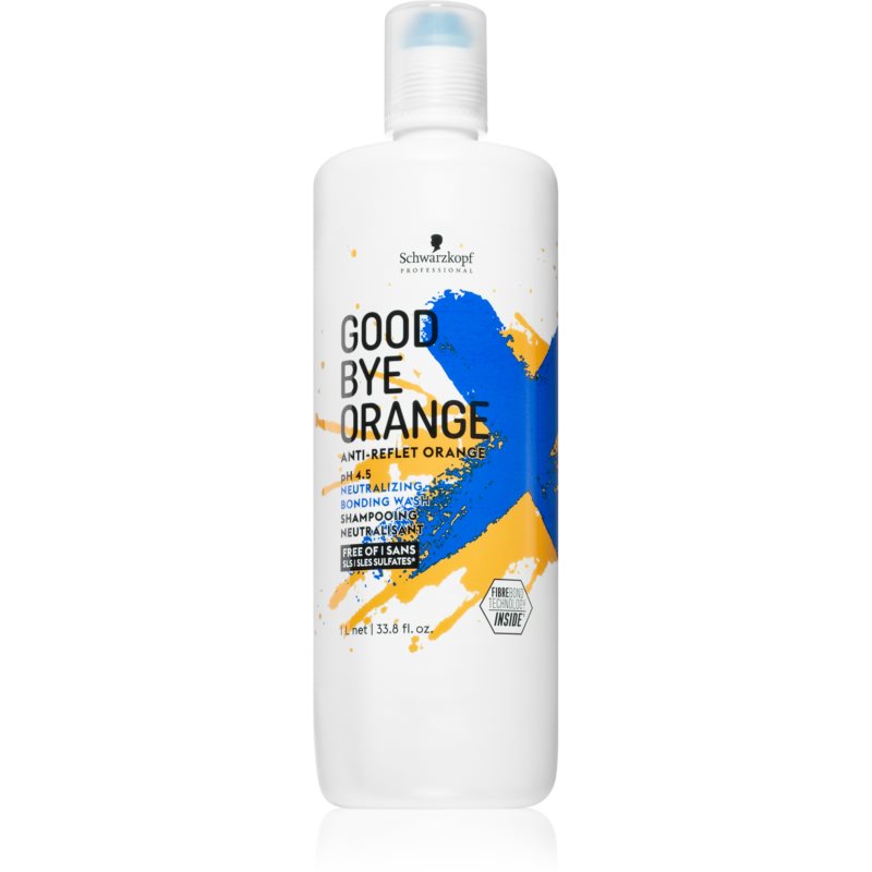 Schwarzkopf Professional Goodbye Orange tónovací šampón neutralizujúci mosadzné podtóny 1000 ml