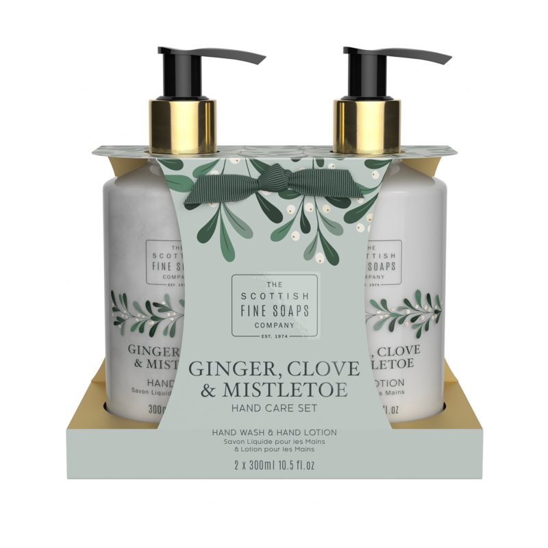 Scottish Fine Soaps Ginger, Clove  Mistletoe Hand Care Set darčeková sada (na ruky)