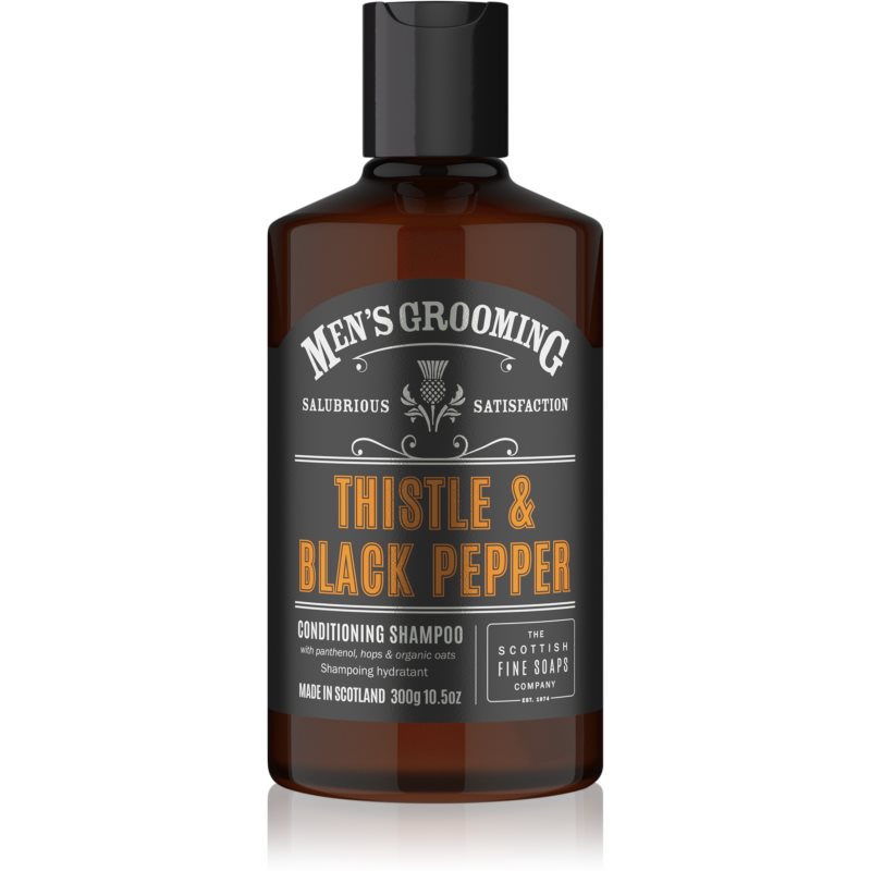 Scottish Fine Soaps Men’s Grooming Shampoo šampón pre mužov Thistle  Black Pepper 300 ml