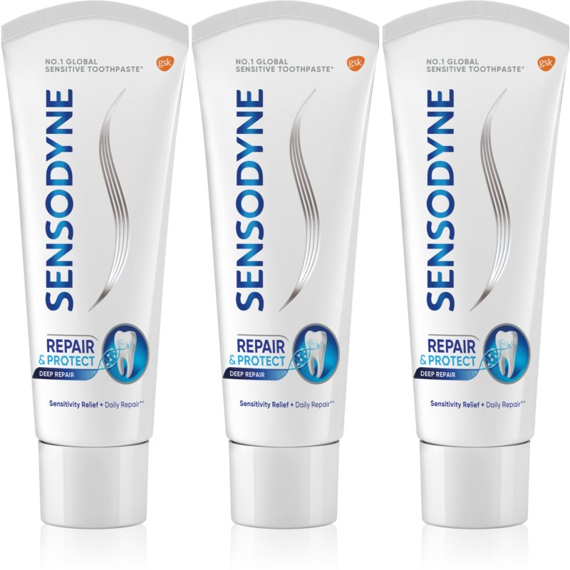 Sensodyne Repair  Protect zubná pasta pre citlivé zuby 3x75 ml