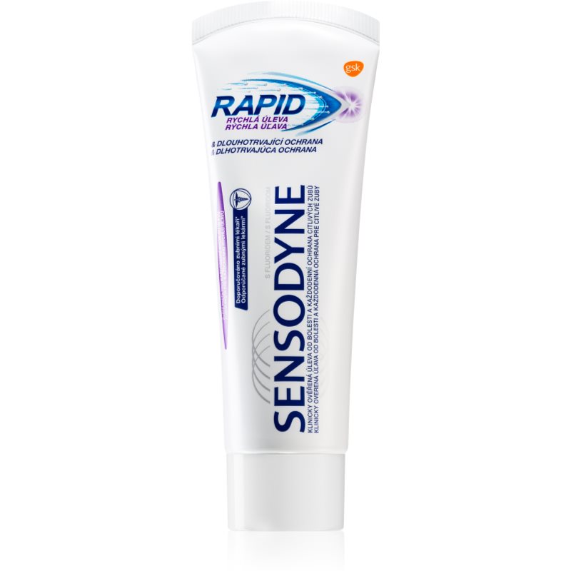 Sensodyne Rapid zubná pasta s fluoridom pre citlivé zuby 75 ml