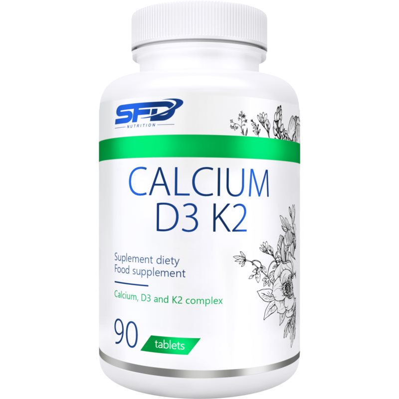 SFD Nutrition Calcium D3 K2 podpora normálneho stavu kostí a zubov 90 tbl