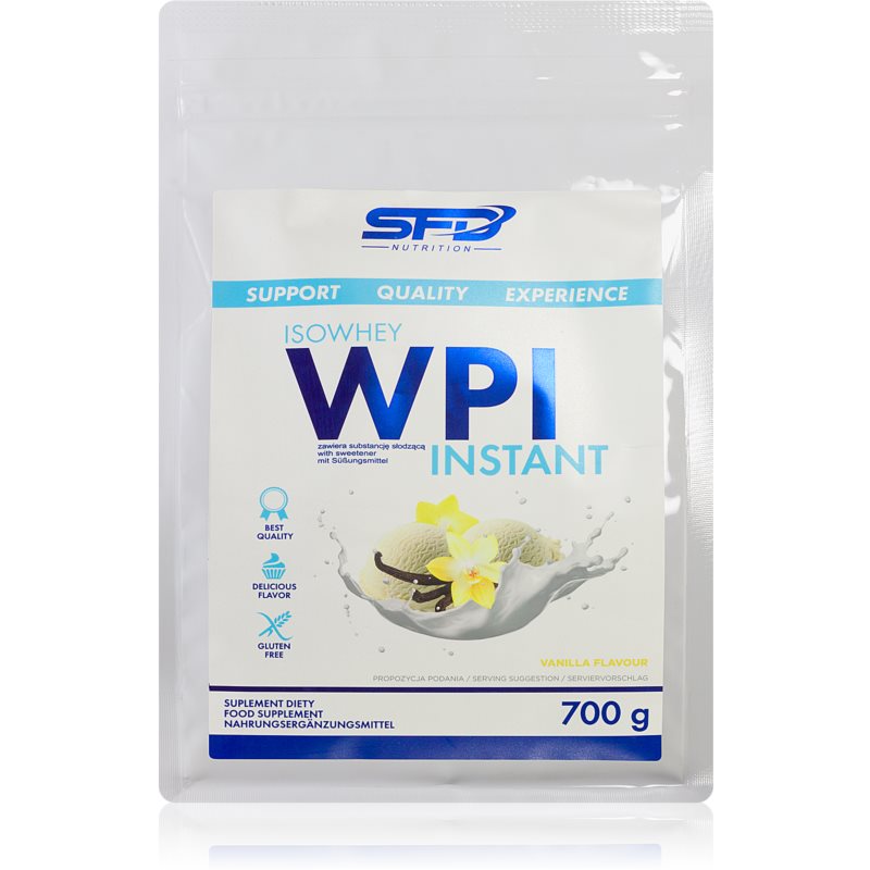 SFD Nutrition WPI Isowhey Instant srvátkový izolát príchuť Vanilla 700 g