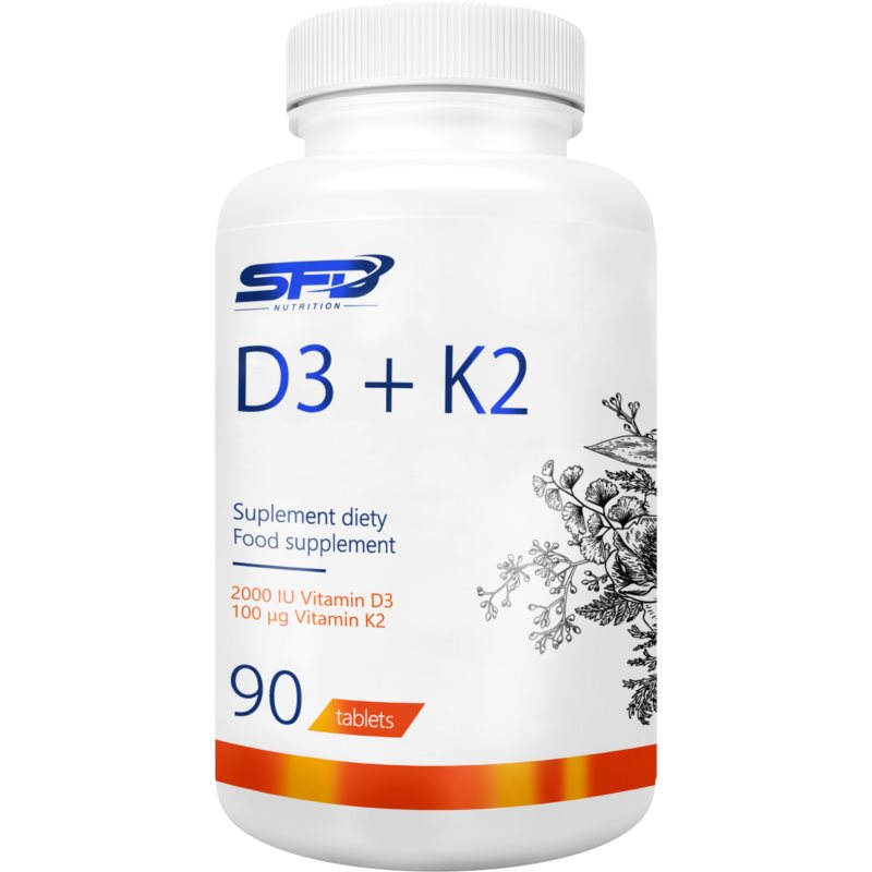 SFD Nutrition D3  K2 podpora normálneho stavu kostí a zubov 90 tbl
