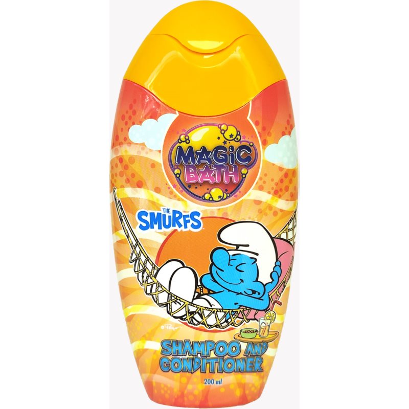 The Smurfs Magic Bath Shampoo  Conditioner šampón a kondicionér pre deti 200 ml